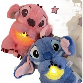    Orsacchiotto traspirante con punto rosa, giocattolo rilassante per la lontra per il sonno dei bambini