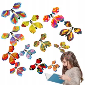    10 farfalle magiche volanti a carica, divertente sorpresa per un bambino