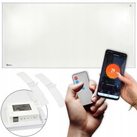    STUFA INFRAROSSI ELETTRICA RADIANTE 960W APPLICAZIONE TELECOMANDO 120CM