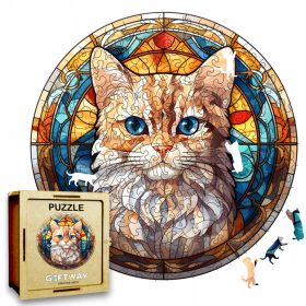    Puzzle in Legno Gatto 224 pz. Puzzle per Adulti Premium Animali v.21
