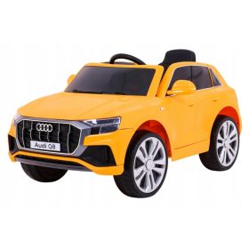    Audi Q8 Sollevatore a batteria per bambini Giallo EVA Telecomando Free Start MP3