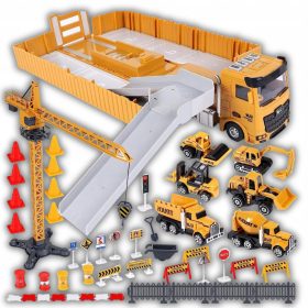    GRANDE AUTO CAMION CARRELLO MOLLE AUTO VEICOLI DA COSTRUZIONE GRU CANTIERE