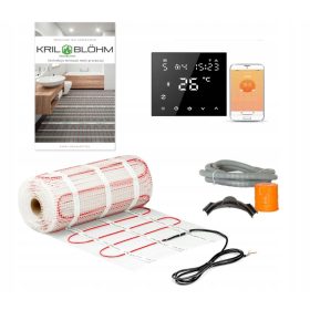    SET RISCALDANTE TAPPETO RISCALDANTE 150W/M2 20M2/H 607 WIFI NERO