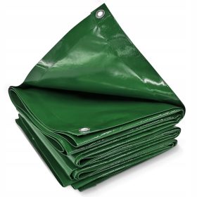   Plandeka Protettiva Industriale Verde 4x3 M 650G/M2 con Occhielli JAGO®