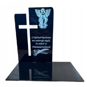   Base Grande per Candele con Croce - Personalizzabile e Resistente agli UV