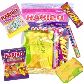    CESTINO SACCHETTO SACCHETTO REGALO SWEETY HARIBO REGALO DI NATALE