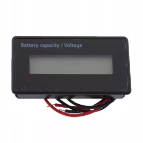    Misuratore di tensione della capacità della batteria CC V Display LCD Voltmetri digitali