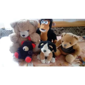  Set di 6 peluche
