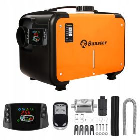    RISCALDATORE OLIO 8KW 12V RISCALDAMENTO DI PARCHEGGIO WEBASTO POTENTE SOFFIATORE LCD