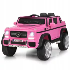    Auto per bambini Mercedes Benz Maybach G650-S con illuminazione a LED rosa