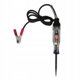    Tester digitale automatico per circuiti con testa lunga in acciaio, auto portatile, filo nero