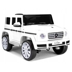    Auto a batteria con licenza Mercedes G500 per bambini, colore bianco