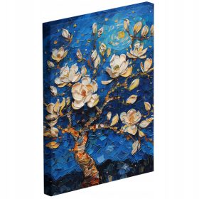   Quadro di Vincent van Gogh "Fiori Bianchi" su Tela - Decorazione da Parete 60x90