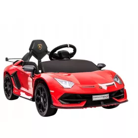  Auto a batteria per bambini con licenza Lamborghini Rossa