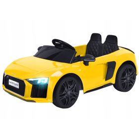    Auto a batteria Audi R8 Spyder Gialla Auto elettrica per bambini