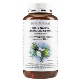   Capsule di Olio di Semi di Nigella Sativa - Sanct Bernhard, 400 Capsule
