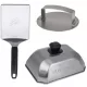  BLACKSTONE 5462EU HAMBURGER KIT set di 3 utensili per griglia per hamburger