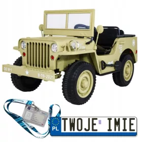    RETRO FORTE AUTO MILITARE PER BAMBINI 4X4 EVA STOCCAGGIO STOCCAGGIO AVVIO LENTO MP3 LED
