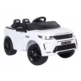    TOP TOY 2025 AUTO ELETTRICA PER BAMBINI LAND ROVER DISCOVERY BIANCA