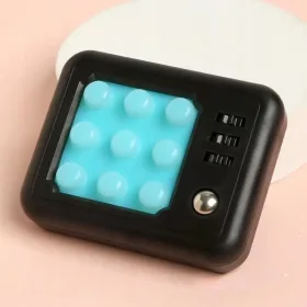    Portachiavi con pressione Allevia lo stress Portachiavi creativo Giocattolo per la decompressione delle dita