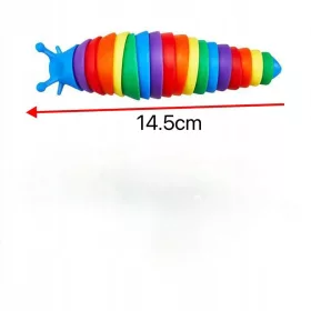    Giocattolo di decompressione Fidget Slug da 18 cm, carino, a forma di bruco, decompressore Offi