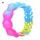  Semplice Pop It Dimple Bracciale Mano Anti-Stress Fidget Giocattoli Sportivi Stress Re