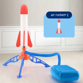    Kid Air Rocket Pompa a pedale Launcher Toys Gioco sportivo Jump Stomp Bambino all'aperto