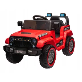  Auto Jeep per bambini a batteria, telecomandata, rossa