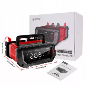  CARICABATTERIA raddrizzatore EFB GEL AGM 12V 24V 30A LCD