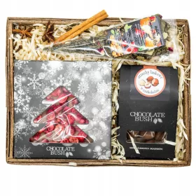    CESTINO REGALO Noci al cioccolato CIOCCOLATO Albero di Natale REGALO DI NATALE