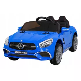    Mercedes Benz AMG SL65 S elettrica per bambini Blu + Telecomando + Audio L