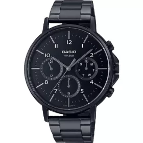    CASIO MTP-E321B-1A OROLOGIO UOMO MULTIDATA NERO FASHIONABLE + SCATOLA