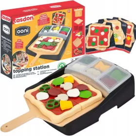    SET DECORAZIONE PIZZA LITTLE PIZZERMAN + ACCESSORI CASDON OONI