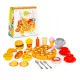  SET GIOCATTOLO PIZZA FAST FOOD PATATINE HOTDOG PER BAMBINI CON VELCRO