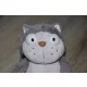  peluche mascotte gatto grigio gattino fili 25 cm