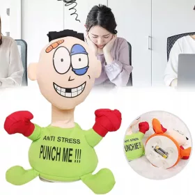    Bambola Punch Me per alleviare lo stress, giocattolo interattivo con suono