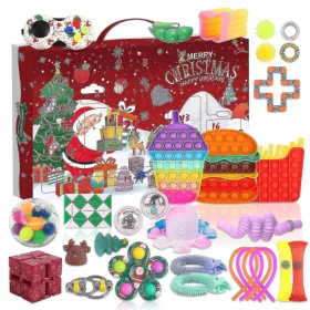   Calendario dell'Avvento di Natale 24 giorni Fidget Set per bambini