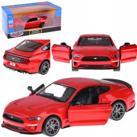    AUTO IN METALLO ROSSO PER BAMBINI FORD MUSTANG EFFETTI SONORI LUCI