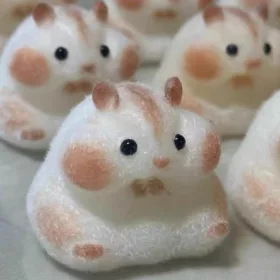    Giocattolo da spremere in silicone Taba Squishy Hamster fatto a mano