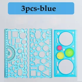    Geometria Spirografo Disegno Stencil Set Modello di pittura Artigianato d'arte Creat