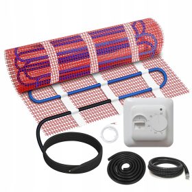    SET DI TAPPETI RISCALDANTI A PAVIMENTO 150W/m2 0,5m2 CON REGOLATORE DI TEMPERATURA