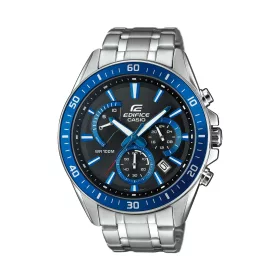    OROLOGIO CASIO EDIFICE DA UOMO EFR-552D-1A2VUEF CHRONO ACCIAIO BLU + SCATOLA 47mm