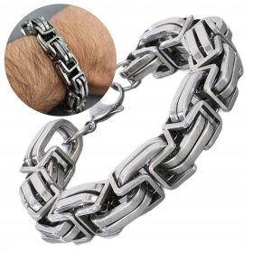    Bracciale da uomo WIDE in tessuto Royal Chunky 110 g (15 mm)