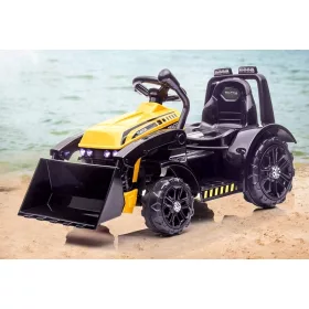    TRATTORE CON ESCAVATORE E TELECOMANDO PER UN BAMBINO, POTENZA 45W