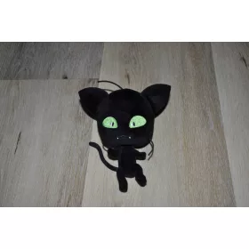  peluche mascotte gatto nero kwami Plagg Miraculous 18 cm