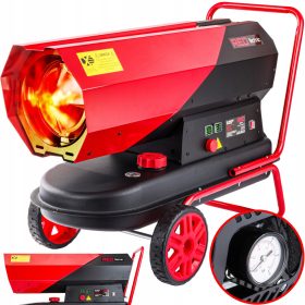    SCALDABAGNO OLIO 40 KW SOFFIANTE GAS BENZINA + FORNO RISCALDATORE TERMOSTATO LCD