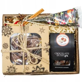    CESTINO REGALO Scatola REGALO NATALE Sotto l'Albero di Natale Tè Pan di Zenzero Natale