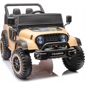    AUTO JEEP FUORISTRADA CON BATTERIA 24V POTENZA 210W TELECOMANDO