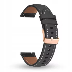    CINTURINO UNIVERSALE IN PELLE PER SMARTWATCH VARI COLORI 20mm PREMIUM