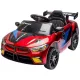  AUTO ELETTRICA PER BAMBINI BM - M4: TELECOMANDO, MUSICA, LED, 6V, ROSSO